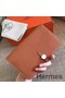 Hermes Dogon Duo Wallet In Gold Clemence Leather Replica