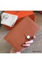 Hermes Dogon Duo Wallet In Gold Clemence Leather Replica