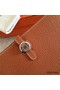Hermes Dogon Duo Wallet In Gold Clemence Leather Replica