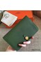 Hermes Dogon Duo Wallet In Green Clemence Leather Replica