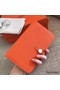 Hermes Dogon Duo Wallet In Orange Clemence Leather Replica