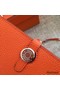 Hermes Dogon Duo Wallet In Orange Clemence Leather Replica