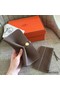 Hermes Dogon Duo Wallet In Taupe Clemence Leather Replica