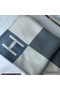 Hermes Ecru Gris Avalon Vibration Throw Blanket Replica