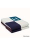 Hermes Ecru Indigo Avalon Vibration Throw Blanket Replica