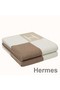 Hermes Ecru Naturel Avalon Vibration Throw Blanket Replica