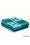 Hermes Emeraude Avalon Bayadere Throw Blanket Replica