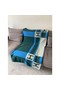 Hermes Emeraude Avalon Bayadere Throw Blanket Replica