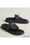 Hermes Empire Sandals in Black Calfskin Replica
