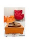 Hermes Esmee Mules in Brown Calfskin Replica