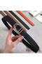 Hermes Etrier Buckle Belt & Black Clemence 32 MM Strap Replica
