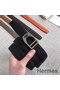 Hermes Etrier Buckle Belt & Black Clemence 32 MM Strap Replica