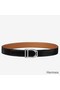 Hermes Etrier Buckle Belt & Brown Clemence 32 MM Strap Replica