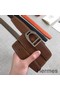 Hermes Etrier Buckle Belt & Brown Clemence 32 MM Strap Replica