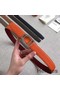 Hermes Etrier Buckle Belt & Orange Clemence 32 MM Strap Replica