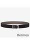 Hermes Etrier Buckle Belt & Taupe Clemence 32 MM Strap Replica