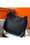Hermes Evelyne III 29 PM Bag In Black Clemence Leather Replica