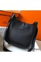 Hermes Evelyne III 29 PM Bag In Black Clemence Leather Replica