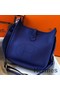 Hermes Evelyne III 29 PM Bag In Blue Electric Clemence Leather Replica