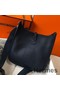Hermes Evelyne III 29 PM Bag In Dark Blue Clemence Leather Replica