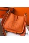Hermes Evelyne III 29 PM Bag In Orange Clemence Leather Replica