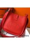 Hermes Evelyne III 29 PM Bag In Red Clemence Leather Replica