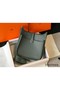 Hermes Evelyne III 29 PM Bag In Vert Amande Clemence Leather Replica