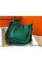 Hermes Evelyne III 29 PM Bag In Vert Vertigo Clemence Leather Replica