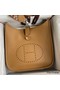 Hermes Evelyne III PM 29 Handmade Bag in Biscuit Clemence Leather Replica