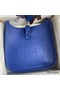 Hermes Evelyne III PM 29 Handmade Bag in Blue Electric Clemence Leather Replica