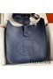 Hermes Evelyne III PM 29 Handmade Bag in Blue Saphir Clemence Leather Replica
