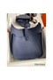 Hermes Evelyne III PM 29 Handmade Bag in Blue Saphir Clemence Leather Replica