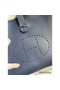 Hermes Evelyne III PM 29 Handmade Bag in Blue Saphir Clemence Leather Replica