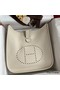 Hermes Evelyne III PM 29 Handmade Bag in Craie Clemence Leather Replica