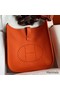 Hermes Evelyne III PM 29 Handmade Bag in Orange Clemence Leather Replica