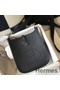 Hermes Evelyne III TPM Bag In Black Clemence Leather Replica