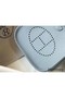 Hermes Evelyne III TPM Bag In Blue Lin Clemence Leather Replica