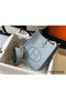 Hermes Evelyne III TPM Bag In Blue Lin Clemence Leather Replica