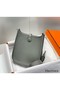 Hermes Evelyne III TPM Bag In Gris Meyer Clemence Leather Replica