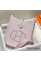 Hermes Evelyne III TPM Bag In Mauve Pale Clemence Leather Replica