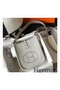 Hermes Evelyne III TPM Bag In Pearl Grey Clemence Leather Replica