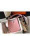 Hermes Evelyne III TPM Bag In Pink Clemence Leather Replica