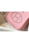 Hermes Evelyne III TPM Bag In Pink Clemence Leather Replica