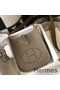 Hermes Evelyne III TPM Bag In Taupe Clemence Leather Replica
