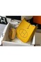 Hermes Evelyne III TPM Bag In Yellow Clemence Leather Replica