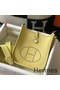 Hermes Evelyne III TPM Mini Bag In Jaune Poussin Clemence Leather Replica