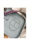 Hermes Evelyne Mini Handmade Bag in Blue Lin Clemence Leather Replica