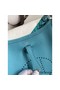 Hermes Evelyne Mini Handmade Bag in Blue du Nord Clemence Leather Replica