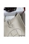 Hermes Evelyne Mini Handmade Bag in Craie Clemence Leather Replica
