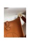 Hermes Evelyne Mini Handmade Bag in Gold Clemence Leather Replica